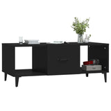 Coffee Table Black 102x50x40 cm Engineered Wood - Top-Down View