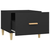 Coffee Tables 2 pcs Black 50x50x40 cm Engineered Wood - Extra Image