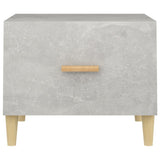 Coffee Tables 2 pcs Concrete Grey 50x50x40 cm Engineered Wood