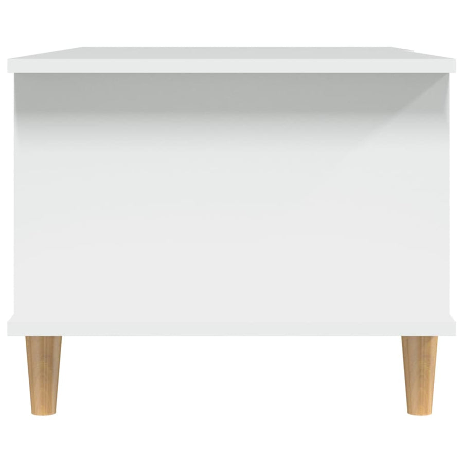 Coffee Table White 90x50x40 cm Engineered Wood