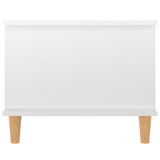 Coffee Table High Gloss White 90x50x40 cm Engineered Wood