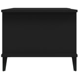 Coffee Table Black 90x50x40 cm Engineered Wood - Top-Down View