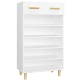 Shoe Cabinet White 60x35x105 cm Engineered Wood
