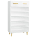Shoe Cabinet White 60x35x105 cm Engineered Wood