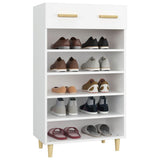 Shoe Cabinet White 60x35x105 cm Engineered Wood