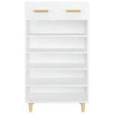 Shoe Cabinet White 60x35x105 cm Engineered Wood