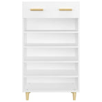 Shoe Cabinet White 60x35x105 cm Engineered Wood