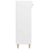 Shoe Cabinet White 60x35x105 cm Engineered Wood - Low Angle