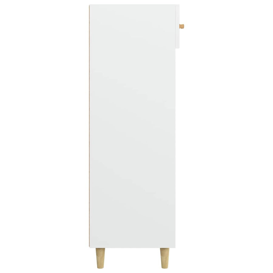 Shoe Cabinet White 60x35x105 cm Engineered Wood