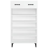 Shoe Cabinet White 60x35x105 cm Engineered Wood