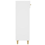 Shoe Cabinet White 30x35x105 cm Engineered Wood - 45-Degree Angle