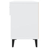 Shoe Cabinet White 102x35x55 cm Engineered Wood - Low Angle