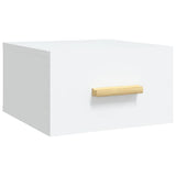 Wall-mounted Bedside Cabinets 2 pcs White 35x35x20 cm - 45-Degree Angle