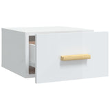 Wall-mounted Bedside Cabinets 2 pcs High Gloss White 35x35x20 cm