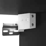 Wall-mounted Bedside Cabinets 2 pcs Black 35x35x20 cm - Low Angle