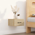 Wall-mounted Bedside Cabinets 2 pcs Sonoma Oak 35x35x20 cm