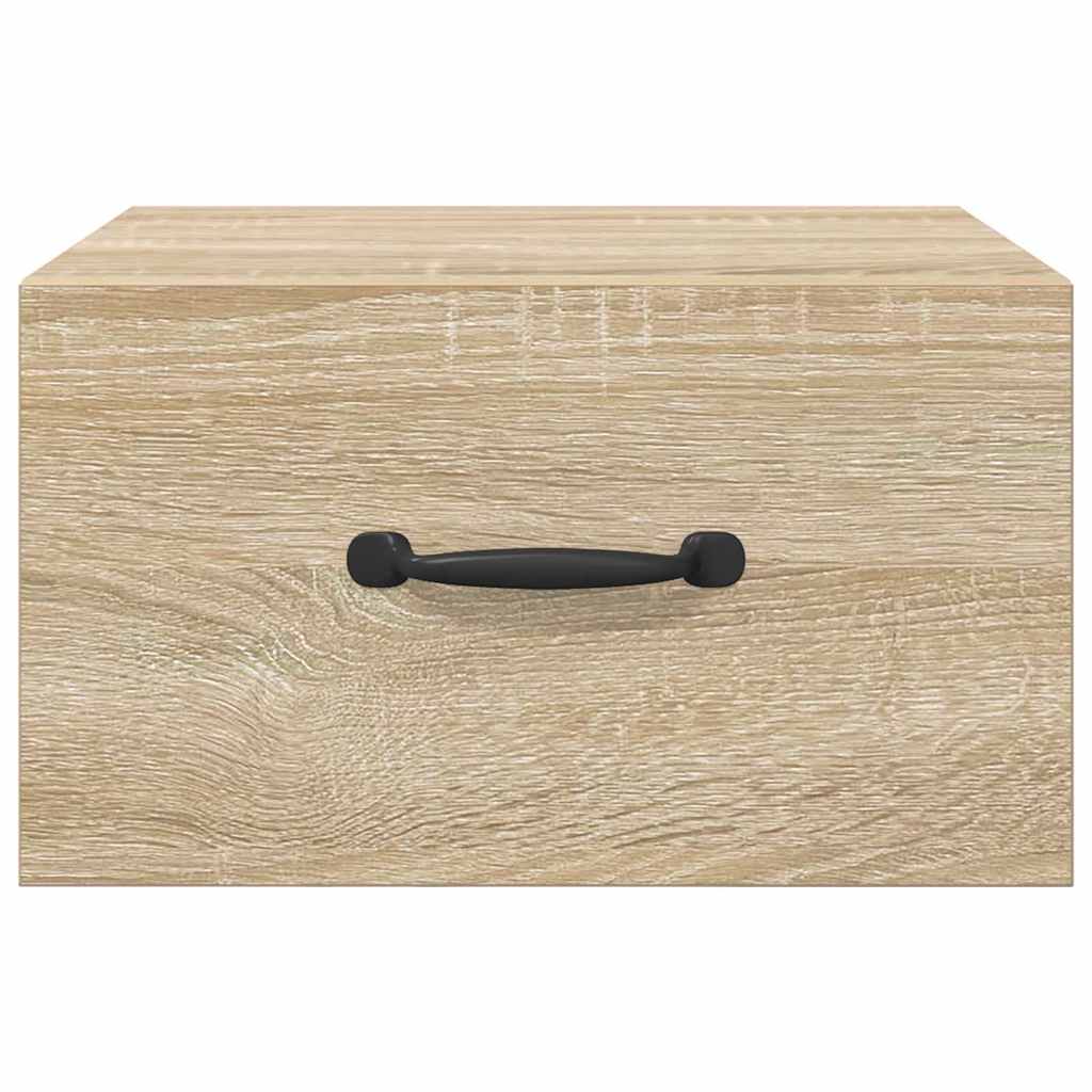 Wall-mounted Bedside Cabinets 2 pcs Sonoma Oak 35x35x20 cm