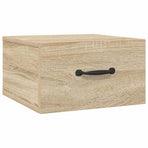 Wall-mounted Bedside Cabinets 2 pcs Sonoma Oak 35x35x20 cm