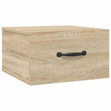 Wall-mounted Bedside Cabinets 2 pcs Sonoma Oak 35x35x20 cm - 45-Degree Angle