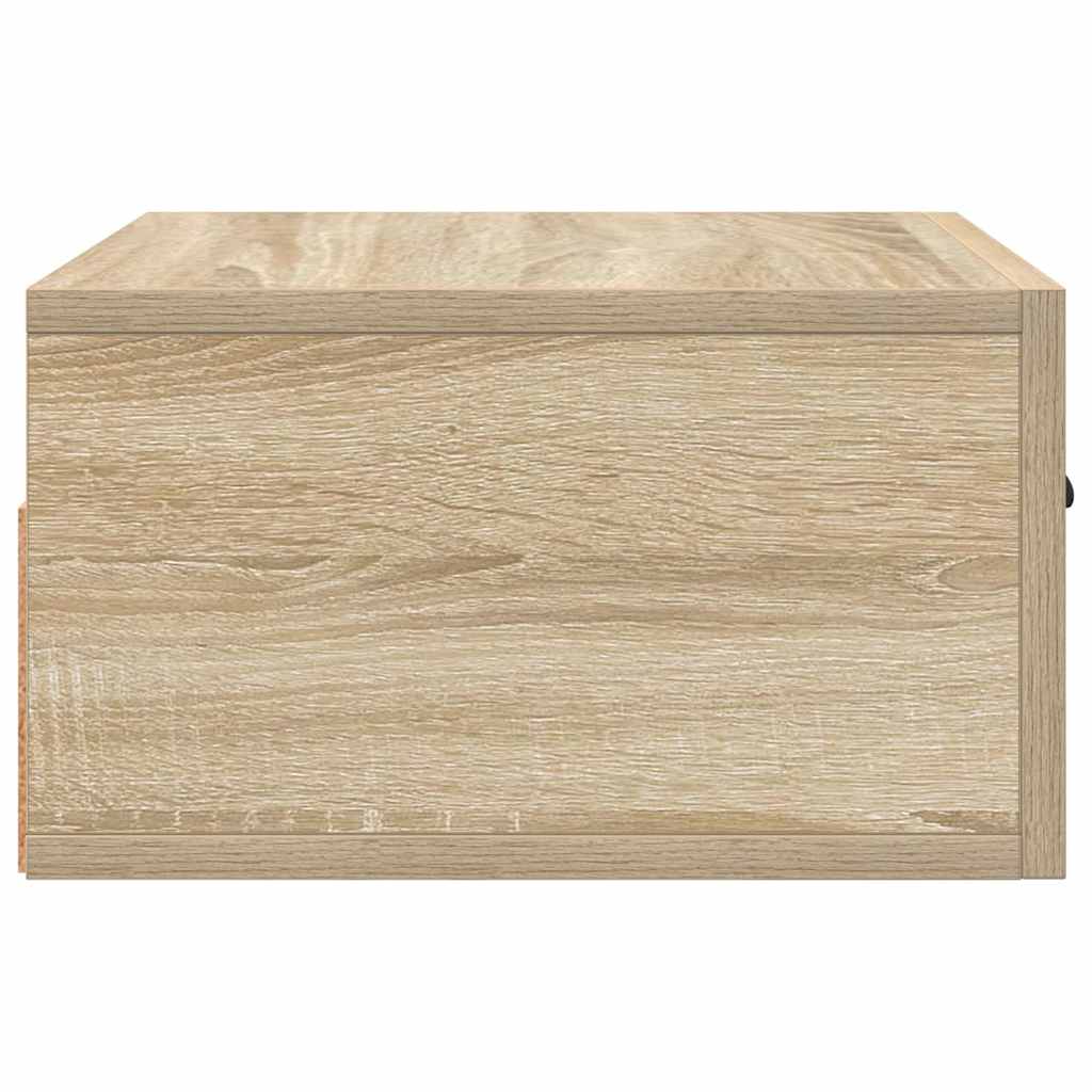 Wall-mounted Bedside Cabinets 2 pcs Sonoma Oak 35x35x20 cm