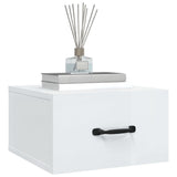 Wall-mounted Bedside Cabinets 2 pcs High Gloss White 35x35x20 cm - Extra Image