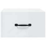 Wall-mounted Bedside Cabinets 2 pcs High Gloss White 35x35x20 cm