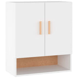 Wall Cabinet White 60x31x70 cm Engineered Wood - Front View