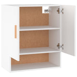 Wall Cabinet White 60x31x70 cm Engineered Wood - Low Angle