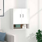 Wall Cabinet White 60x31x70 cm Engineered Wood