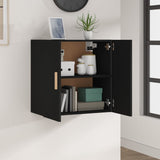 Wall Cabinet Black 60x30x60 cm Engineered Wood