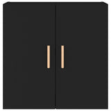 Wall Cabinet Black 60x30x60 cm Engineered Wood - 45-Degree Angle