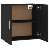 Wall Cabinet Black 60x30x60 cm Engineered Wood - Low Angle