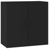 Wall Cabinet Black 60x31x60 cm Engineered Wood - Front View