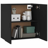 Wall Cabinet Black 60x31x60 cm Engineered Wood - Top-Down View