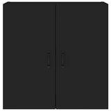 Wall Cabinet Black 60x31x60 cm Engineered Wood - 45-Degree Angle