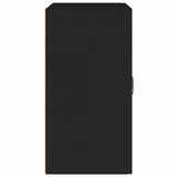 Wall Cabinet Black 60x31x60 cm Engineered Wood - Rear View