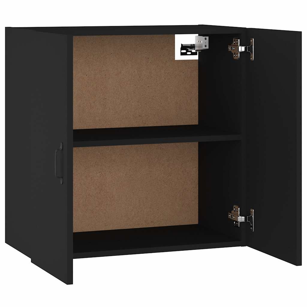 Wall Cabinet Black 60x31x60 cm Engineered Wood
