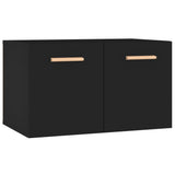 Wall Cabinet Black 60x36.5x35 cm Engineered Wood