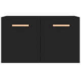 Wall Cabinet Black 60x36.5x35 cm Engineered Wood