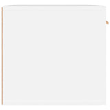 Wall Cabinet High Gloss White 60x36.5x35 cm Engineered Wood - Rear View