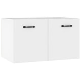 Wall Cabinet White 60x36.5x35 cm Engineered Wood - Front View