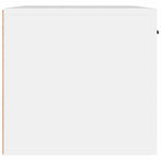 Wall Cabinet White 60x36.5x35 cm Engineered Wood