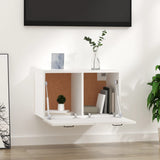 Wall Cabinet White 60x36.5x35 cm Engineered Wood - Side View