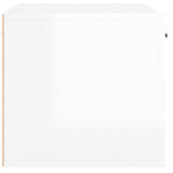 Wall Cabinet High Gloss White 60x 36.5x35 cm Engineered Wood