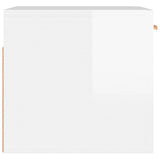 Wall Cabinet High Gloss White 80x35x36.5 cm Engineered Wood