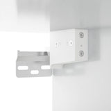 Wall Cabinet High Gloss White 100x36.5x35 cm Engineered Wood - Low Angle