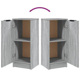 Sideboards 2 pcs Grey Sonoma 30x30x70 cm Engineered Wood