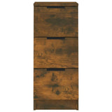 Sideboards 2 pcs Smoked Oak 30x30x70 cm Engineered Wood - Top-Down View
