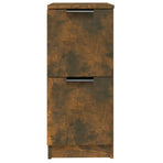 Sideboards 2 pcs Smoked Oak 30x30x70 cm Engineered Wood