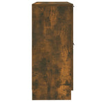 Sideboards 2 pcs Smoked Oak 30x30x70 cm Engineered Wood
